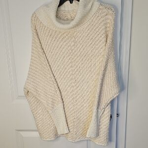 Moon & Madison Cream Cowl Neck Sweater